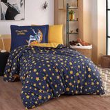 Hobby Space Lacivert - Poplin Studio Tek Kişilik Nevresim Takımı - Renkli - 100 x 180 cm