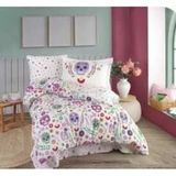 Hobby Tek Kişilik Poplin Nevresim Takımı Alice Mor