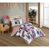 Hobby Tek Kişilik Poplin Nevresim Takımı Dream Bordo - 160 x 200 cm