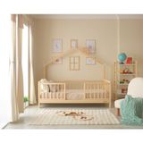 Hobby Wood Odin - Natural Fonlu Montessori Karyola - Ahşap - 120X200