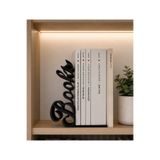 HobbyFabDesign Kitaplık Standı-Kitap Desteği - Dekoratif Kitap Dik Tutucu -Ev Ve Ofis Dekoratif Aksesuar