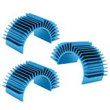 Hobbyfire (3'lü Paket) Alüminyum RC Motor Soğutucu 540 550 Boyutlu Motorlar için Elektrikli Motor Soğutma Fanları Fırçalı Fırçasız Modeller RC Araba Aksesuarları