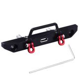 Hobbypark Metal Alüminyum Ön Tampon, D Halkalı Çekme Kelepçesi, Eksenel SCX24 1/24 RC Paletli Araba için Yedek