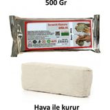 HOBBYRONS Seramik, Kil Hamuru, 500 Gr, Beyaz, Kil, Modelleme Çamuru