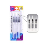 HOBBYRONS Su Hazneli Sulu Boya Fırçası 3'lü Set, İnce, Orta, Kalın