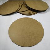Hobi 30 cm Supla 3mm Ham Mdf 10 Adet - Kahverengi - 30 x 30 cm