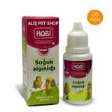 Hobi 30 ml 20 Adet Kafes Kuşları İçin Soğuk Algınlığı Damlası