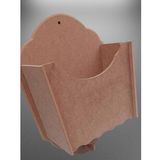 Hobi 90055 Dekoratif Gazetelik Kutu Model Ahşap Ham Mdf El Yapım
