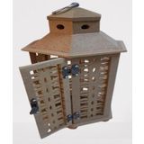 Hobi Adn 90232 Dekoratif Fenerlik MDF CNC HAM Kesim Klipsli Antik Menteşe El Yapı