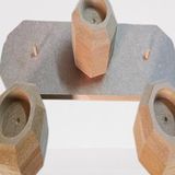 Hobi Adn 90247 Dekoratif Sekizgen Mumluk Ahşap MDF HAM CNC Kesim MODEL El Yapım
