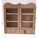 Hobi ADN 90258 Dekoratif Telli Dolap Terek Ahşap MDF Ham CNC Kesim Model El yapım