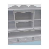 Hobi Adn 90353 Dekoratif Mutfak Dolap 3çekm Terek Mdf Parlak Beyaz Lake El Yapım - 3 ÇEKMECELİ