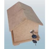 Hobi Adn Dekoratif Bahşiş Kutusu Kumbara Ahşap Mdf Ham Cnc Kesim Model El Yapım