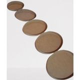Hobi Adn Dekoratif Oval Tepsi Pano 5 Adet CNC Kesim Ahşap MDF HAM El Yapım