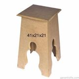 Hobi-Art F 782 Dekoratif Ahşap Tabure Obje
