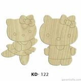 Hobi-art Kd 122 - Çizgi Film Karakterleri Mini Ahşap Obje