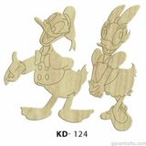 Hobi-art Kd 124 - Çizgi Film Karakterleri Mini Ahşap Obje