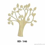 Hobi-Art Kd 146 - Ağaç Figürlü Dekoratif Mini Ahşap Obje