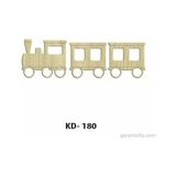 Hobi-Art Kd 180 - Tren Figürlü Dekoratif Mini Ahşap Obje