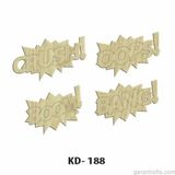 Hobi-Art Kd 188 Dekoratif Mini Ahşap Obje