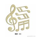 Hobi-Art Kd 44 - Notalari Dekoratif Mini Ahşap Obje