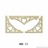 Hobi-Art Kd 55 Dekoratif Mini Ahşap Obje