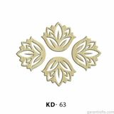 Hobi-Art Kd 63 - Lale Tasarımlı Dekoratif Mini Ahşap Obje