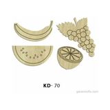 Hobi-Art Kd 70 - Meyve Seti Dekoratif Mini Ahşap Obje