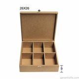 Hobi-art Ku 325 Boyanabilir Mdf İç Bölmeli Kutu