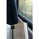Hobi Demir Sanat Yaprak Temalı Metal Kitap Ayracı