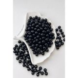 hobi dünyası evim 12 MM 25 GRAM SİYAH İNCİ BONCUK PLASTİK TAKI AKSESUAR BİLEKLİK TESBİH TELEFON CHARM ÇANTA MALZEMESİ