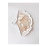 hobi dünyası evim 20 Gram 20 mm Pulsan Yarı Saydam Damar Dokulu ( Hologramlı ) 1.Kalite Sedefli Güpür Takı Yazma Kumaş Bandana File Bere Çanta Süsleme Pulu Plastik Payet Pul Boncuk -Renk : Şeffaf Beyaz