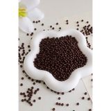 hobi dünyası evim 25 Gram Kum Boncuk Orta Boy 4 mm Janjanlı Bileklik Takı Küpe Kolye Abiye Malzemesi - Kahverengi