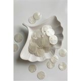 hobi dünyası evim Yarı Saydam Damarlı Mermer Desen Şeffaf 30 mm Pulsan 1.Kalite Sedefli Güpür Takı Yazma Kumaş Bandana File Bere Çanta Süsleme Pulu Plastik Payet Pul Boncuk -25 Gram 48-50 Adet -Renk : Şeffaf Saydam