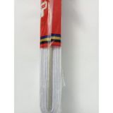 Hobi Durağı Tekiş Lastik Yassı Paça Lastiği - 10 Metre - 0002 - Beyaz - 8 mm