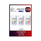 Hobi Epoksi Speed/Hızlı/ Şeffaf Epoksi Reçine Ince Döküm 15 Kg
