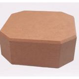 Hobi Erdl 90031 Dekoratif Model Öğrenci Kutusu Altıgen Ahşap Ham Mdf El Yapımı