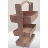 Hobi Erdl 90304 Raf Terek 3 Lü Geniş İç Hacimli Cnc Kesim Ahşap Mdf Ham El Yapım