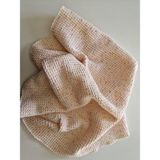 Hobi Kafe El Örgüsü 90CM*90CM Boyutlarında Bebek Battaniyesi - 90 x 90 cm - Beyaz