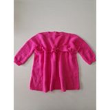 Hobi Kafe Pembe El Örgüsü 6-9 Ay Bebek Elbisesi - 6 - 9 Ay - 01P-Pembe
