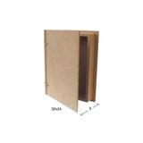 hobi market art Ahşap Büyük Boy Kitap Kutu