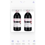 hobi market art Siyah Kumaş Boyası 500 Ml. Ekonomik Paket 2'li