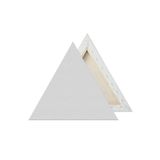 hobi market art Supertrend Shapedition Üçgen Tuval 30x30 cm.