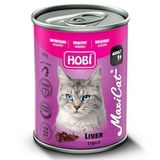 Hobi Maxicat Ciğerli 400 gr Kedi Konserve Mama