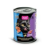 Hobi Maxicat Mixed Somon Ve Kuzu Etli Kedi Konservesi 400 Gr | Gerçek Et Parçacıklı, Vitamin Destekli