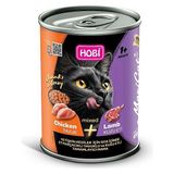 Hobi Maxicat Mixed Tavuk ve Kuzu Etli Kedi Konservesi 400 gr | Gerçek Et Parçacıklı, Vitamin Destekli - Kuzu - Tavuk