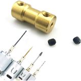 Hobi Mekatronik 2.3X3.17MM Mini Dc Motor Sabit Pirinç Kaplin - 1 Adet
