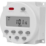 Hobi Mekatronik CN101A 220V Ac Programlanabilir Gecikmeli Zaman Ayarlı Haftalık Röle - 1 adet - Beyaz