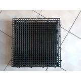 Hobi Plastik Güvercin Kümes Taban Izgarası Üzerinde Gezinilebilir 4 Adet Siyah 50 Cm X 50 Cm 1M2