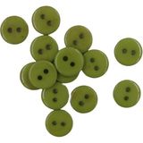 Hobi Reyon 10 Adet 10 mm Yuvarlak Düğme (Fıstık Yeşili) - -